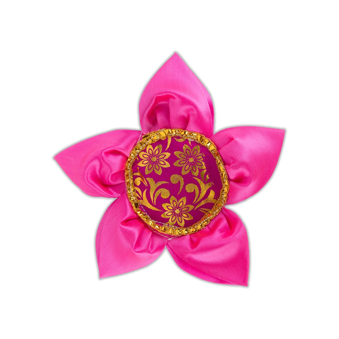 Laddu Gopal Asan - 7 Inches | Asan for Krishna ji/ laddu Gopal Singhasan / Lotus Asan For Deity Decor