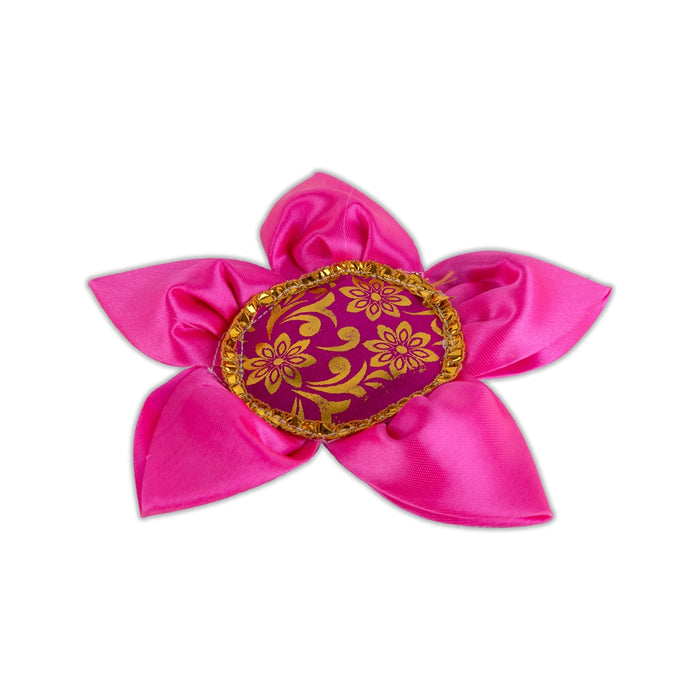Laddu Gopal Asan - 7 Inches | Asan for Krishna ji/ laddu Gopal Singhasan / Lotus Asan For Deity Decor