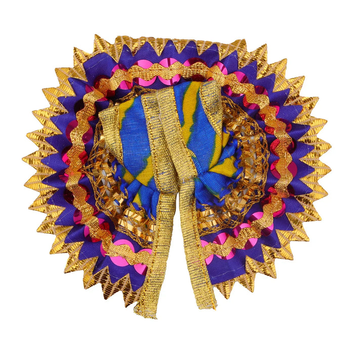 Gol Poshak | Satin with Jari Border Idol Dress/ Janmashtami Special/ Krishnar Dress for Deity