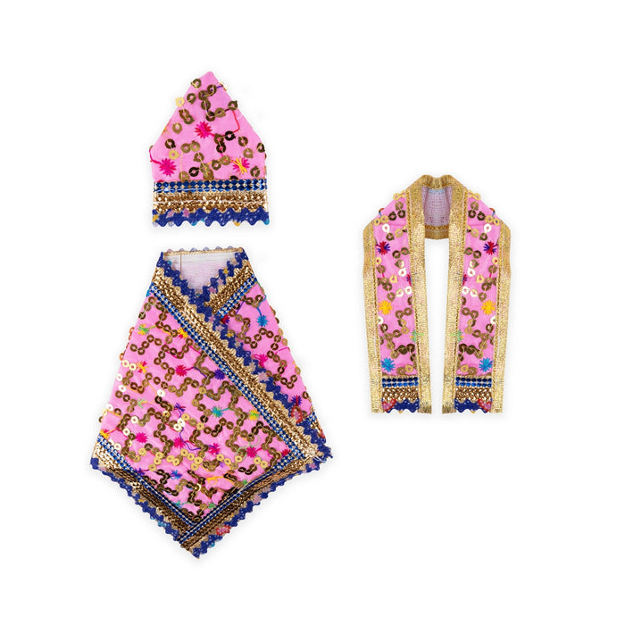 Sai Baba Dress Set - 4 Inches | Sai Baba Clothes/ Sai Baba Vastra for Deity