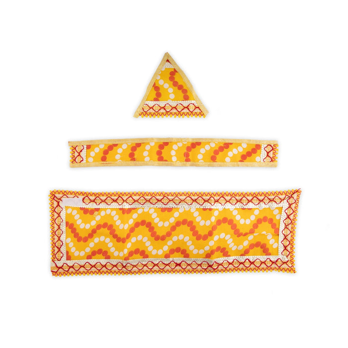 Sai Baba Dress Set - 5 Inches | Sai Baba Clothes/ Sai Baba Vastra for Deity