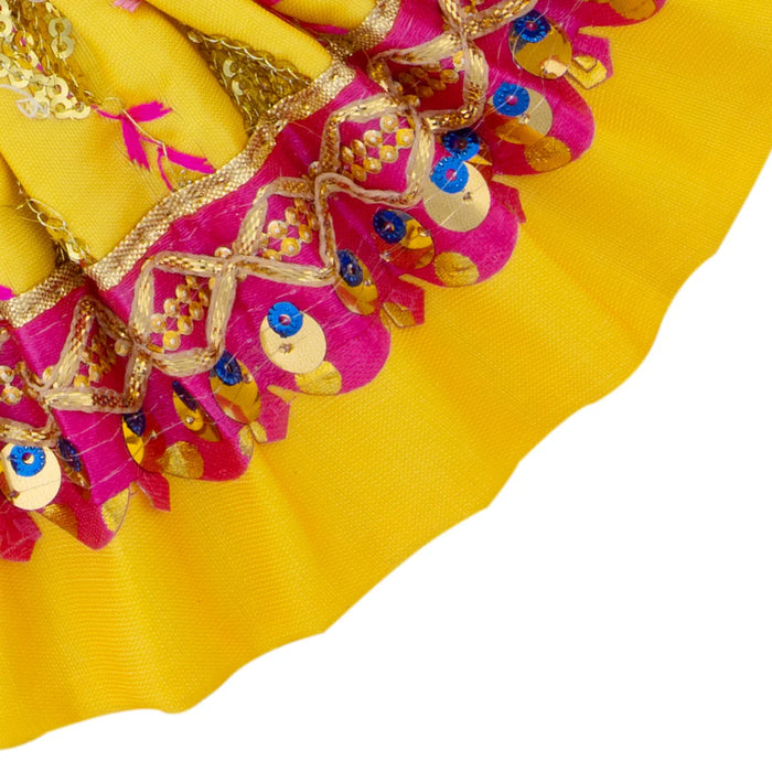 Amman Pavadai - 4 Inches | Devi Dress/ Mata Dress for Deity