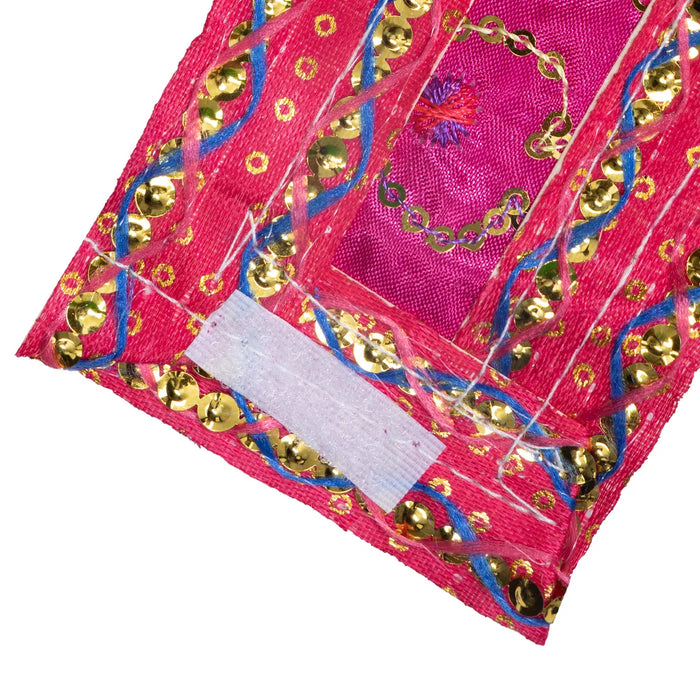 Sai Poshak Set - 2 Inches | Embroidery Design Sai Ram Vastra/ Sai Baba Clothes for Deity