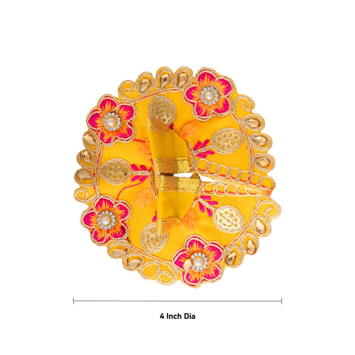 Krishnar Dress - 4 Inches | Gol Poshak / Kanha Idol Clothes / Laddu Gopal Vastra