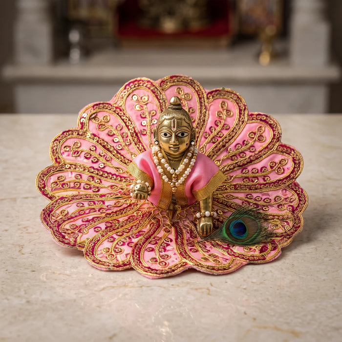 Gol Poshak - 6 Inches | Laddu Gopal Poshak / Krishna Ji Vastra / Kanha Idol Clothes
