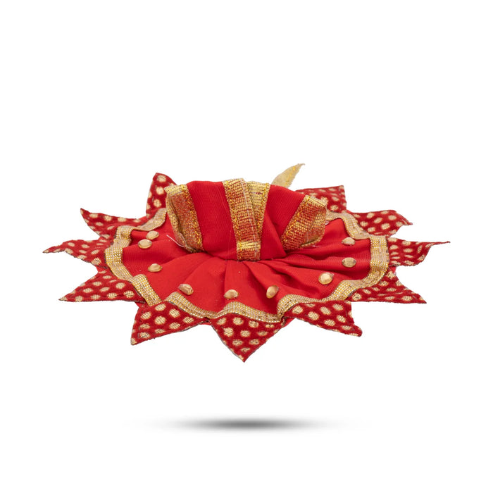 Krishnar Dress - 4.5 Inches | Satin Krishna Idol Dress for Deity/ Assorted Colour & Design