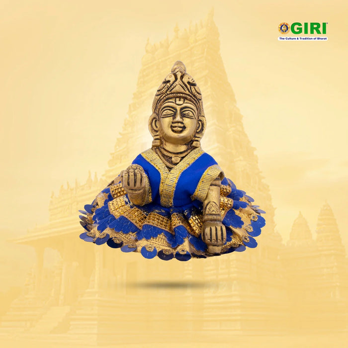 Krishnar Dress - 4.5 Inches | Satin Krishna Idol Dress for Deity/ Assorted Colour & Design