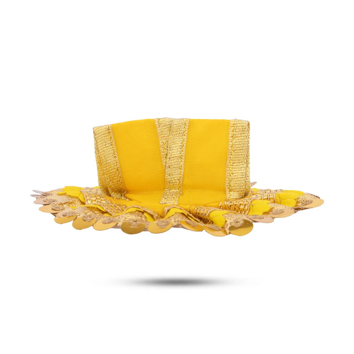 Krishnar Dress - 4.5 Inches | Satin Krishna Idol Dress for Deity/ Assorted Colour & Design