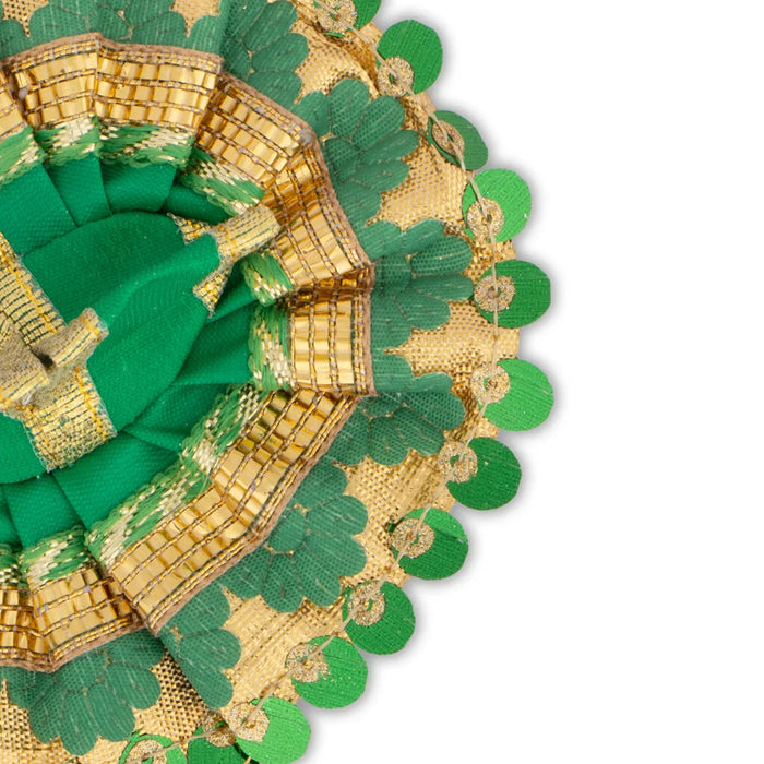 Krishnar Dress - 4.5 Inches | Satin Krishna Idol Dress for Deity/ Assorted Colour & Design