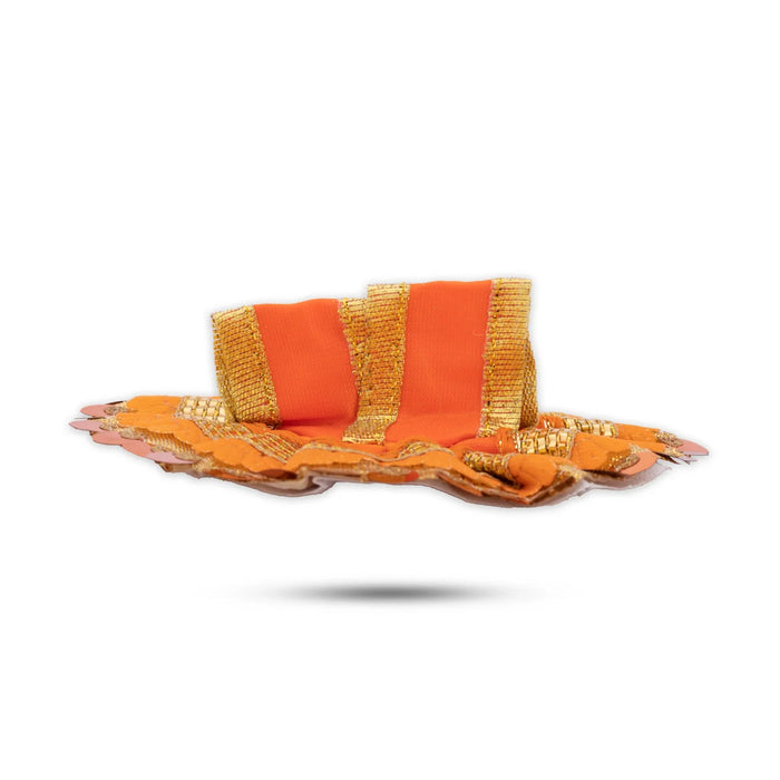 Krishnar Dress - 4.5 Inches | Satin Krishna Idol Dress for Deity/ Assorted Colour & Design