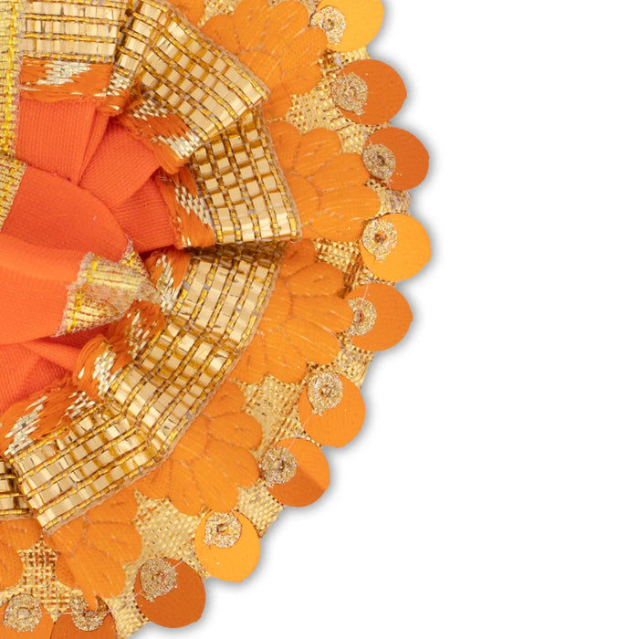 Krishnar Dress - 4.5 Inches | Satin Krishna Idol Dress for Deity/ Assorted Colour & Design