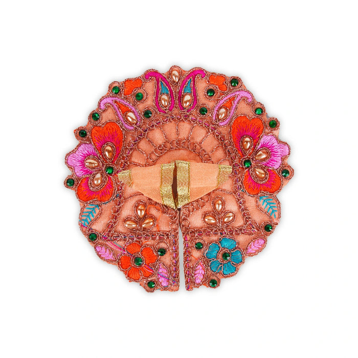 Krishna Dress - 4.5 Inches | Kanha Ji Poshak / Krishna Murti Vastra / Laddu Gopal Dress