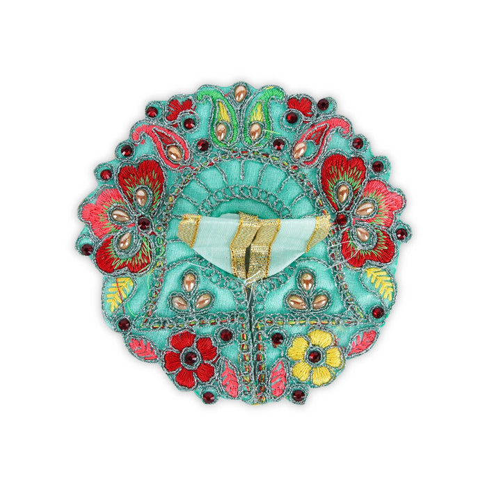 Krishna Dress - 4.5 Inches | Kanha Ji Poshak / Krishna Murti Vastra / Laddu Gopal Dress