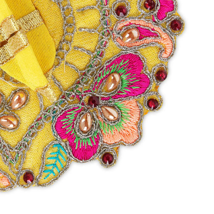 Krishna Dress - 4.5 Inches | Kanha Ji Poshak / Krishna Murti Vastra / Laddu Gopal Dress