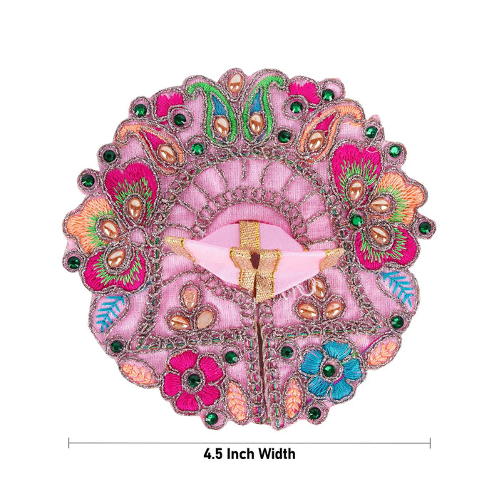Krishna Dress - 4.5 Inches | Kanha Ji Poshak / Krishna Murti Vastra / Laddu Gopal Dress