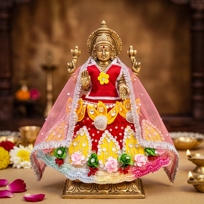 Lehenga Patka - 6 Inches | Devi Dress / Amman Pavadai / Decorative Mata Poshak / Devi Vastra for Deity