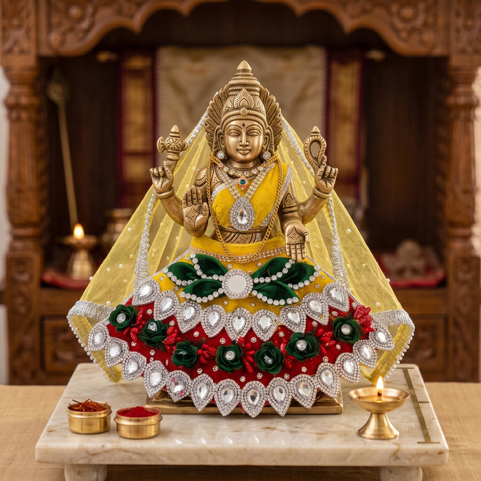 Lehenga Patka - 5 Inches | Mata Rani Dress / Devi Poshak / Stone Work Amman Pavadai