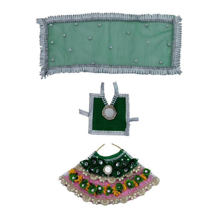 Lehenga Patka - 5 Inches | Mata Rani Dress / Devi Poshak / Stone Work Amman Pavadai