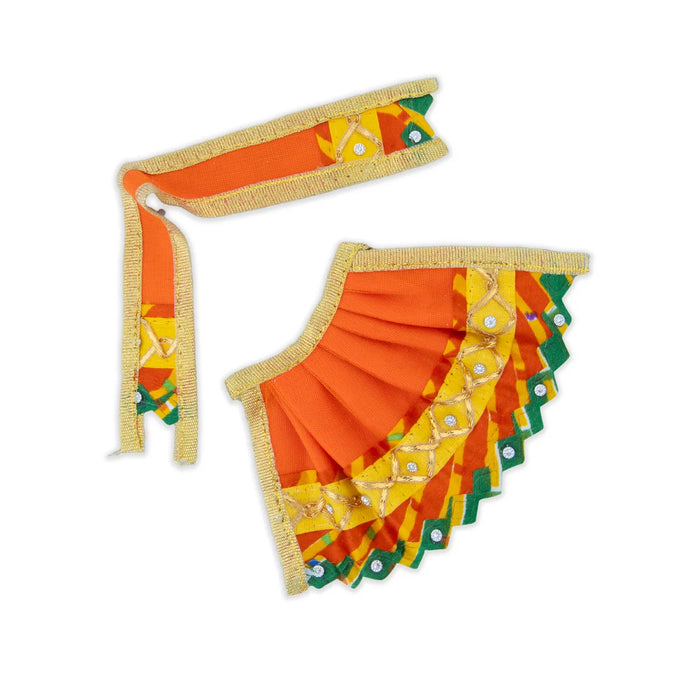 Amman Pavadai - 3 Inches | Devi Dress/ Mata Dress for Deity