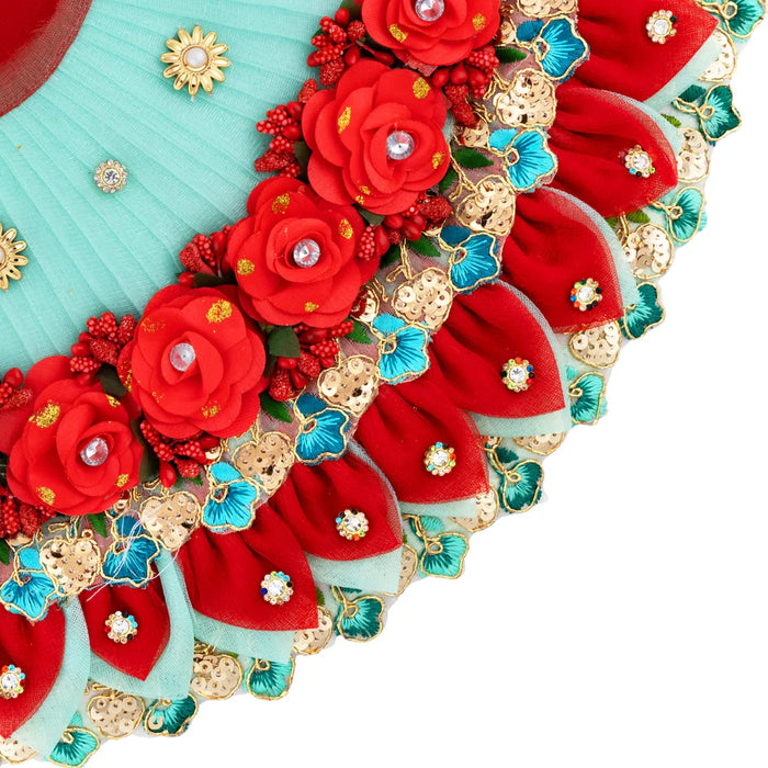 Radha Krishna Dress Set - 7 Inches | Krishna Dress Set/ Radha Dress Set for Deity