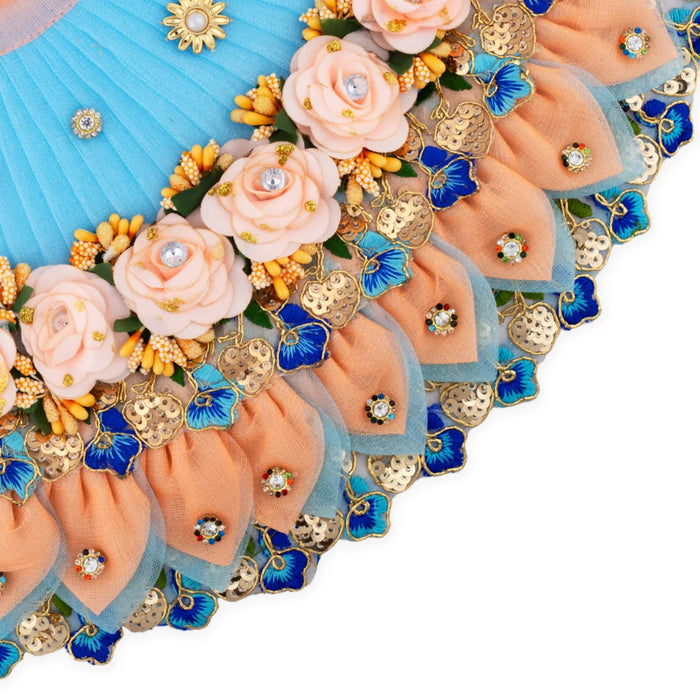 Radha Krishna Dress Set - 7 Inches | Krishna Dress Set/ Radha Dress Set for Deity