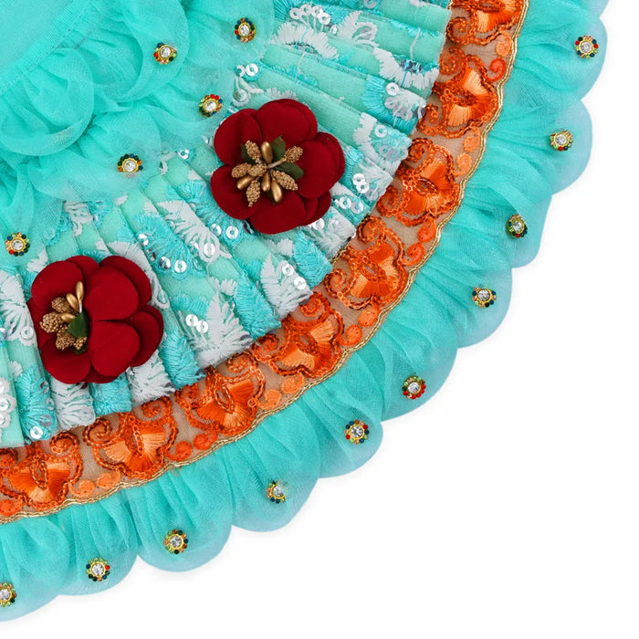 Radha Krishna Dress Set - 7 Inches | Krishna Dress Set/ Radha Dress Set for Deity