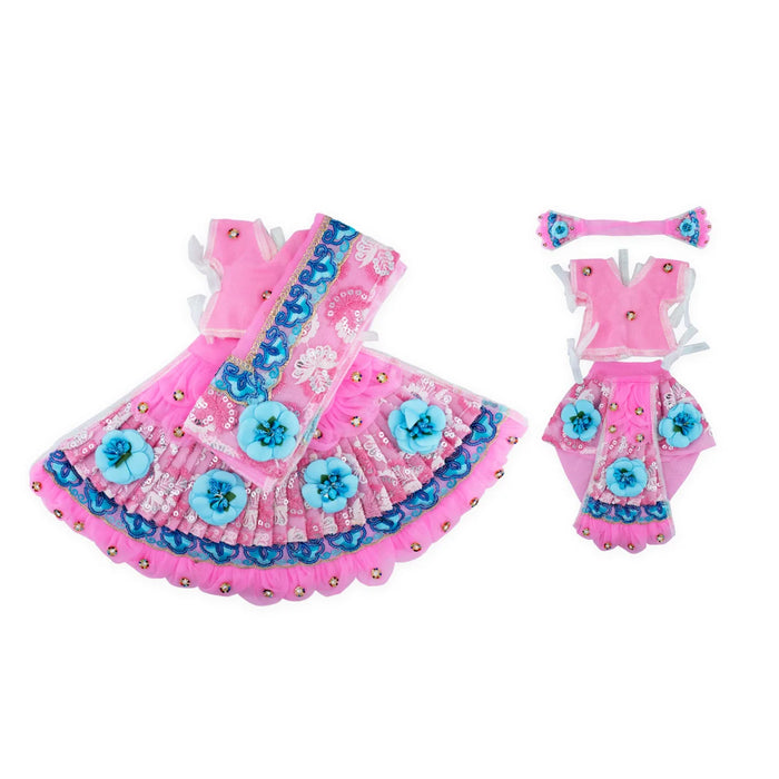 Radha Krishna Dress Set - 7 Inches | Krishna Dress Set/ Radha Dress Set for Deity