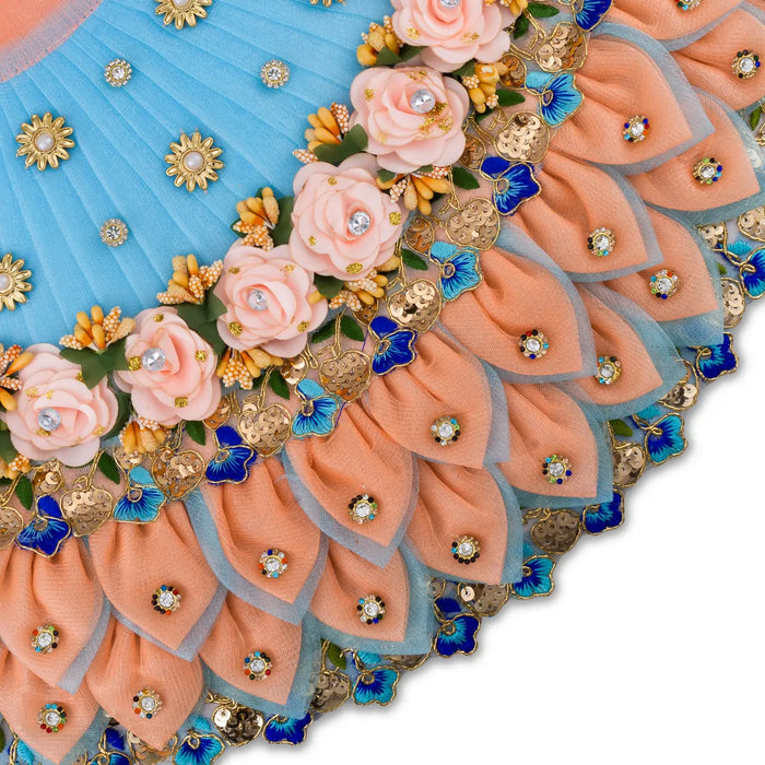 Radha Krishna Dress Set - 9 Inches | Krishna Dress Set/ Radha Dress Set for Deity