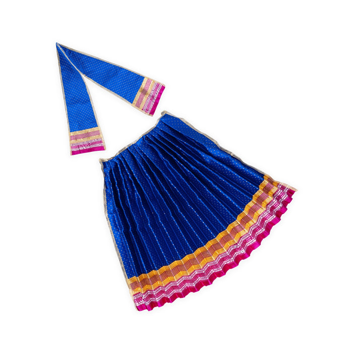 Amman Pavadai - 15 x 29 Inches | Lehanga Patka/ Mata Rani Poshak/ Devi dress For Deity