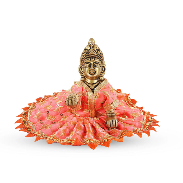 Krishna Dress - 6.5 Inches | Kanha Dress/ krishna poshak/ Laddu Gopal Clothes for Deity/ Assorted Colours