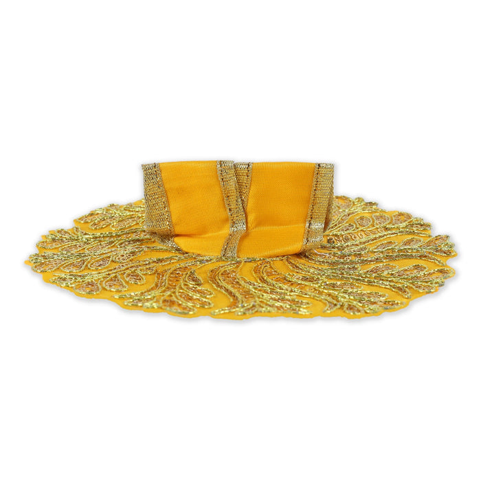 Krishna Dress - 4 x 6 Inches | Laddu Gopal Dress/ Embroidery Kanha Ji Dress for Janmashtami/ Assorted Colours