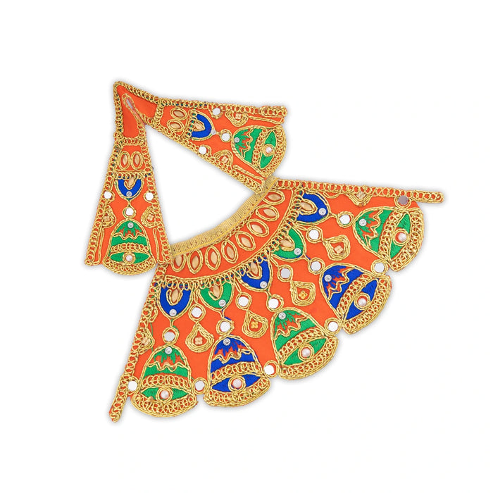 Amman Pavadai - 4 x 8 Inches | Mata Rani Poshak/ Devi Vastra for Deity