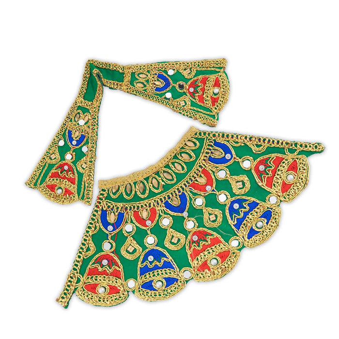 Amman Pavadai - 4 x 8 Inches | Mata Rani Poshak/ Devi Vastra for Deity