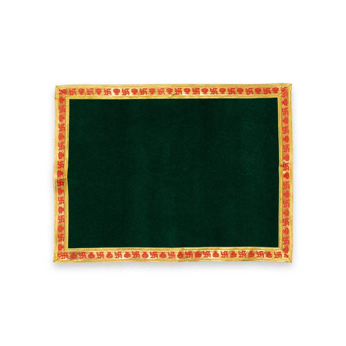 Aasan - 15 x 22 Inches | Velvet Pooja aasan/ Aasan for Deity