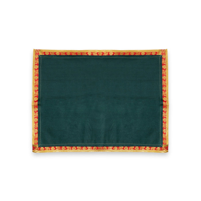 Aasan - 15 x 22 Inches | Velvet Pooja aasan/ Aasan for Deity