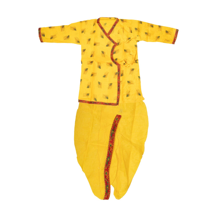 Bal Krishna Dress Set - Size 26 | Krishna Costume/ Bal Gopal Dress Set/ Janmashtami Outfit For Children