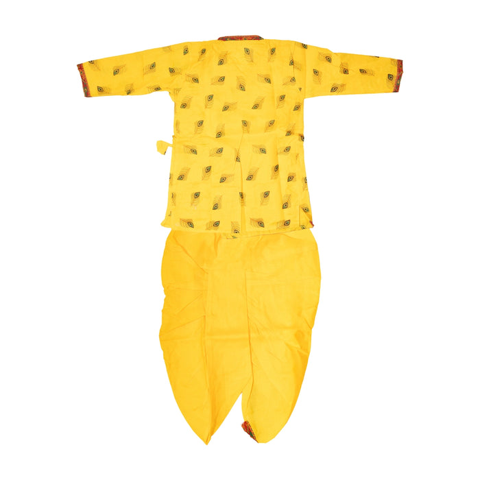 Bal Krishna Dress Set - Size 26 | Krishna Costume/ Bal Gopal Dress Set/ Janmashtami Outfit For Children