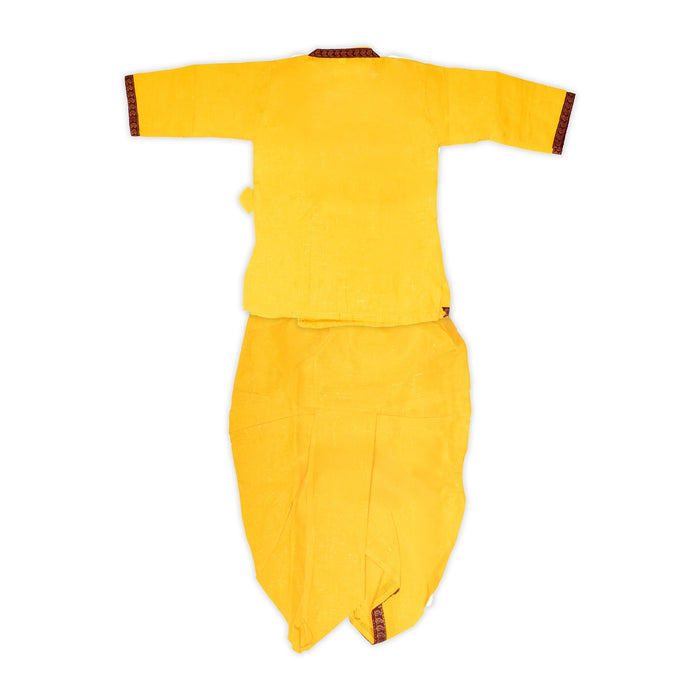 Bal Krishna Dress Set - Size 18 | Bal Kanha Dress / Laddu Gopal Vastra / Krishna Costume for Kids