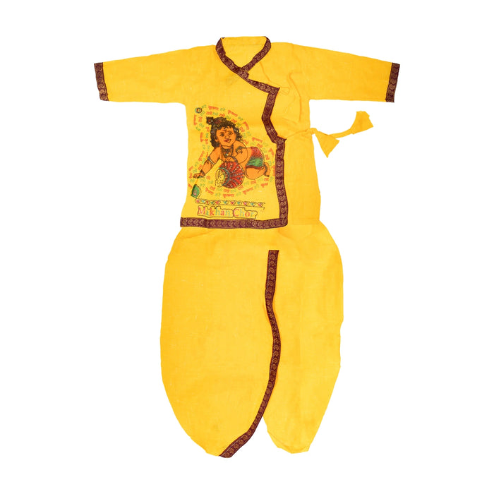 Bal Krishna Dress Set - Size 14 | Laddu Gopal Costume/ Bal Kanha Dress for Kids
