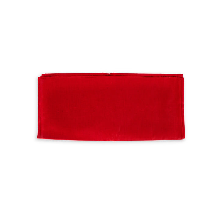 Unstitched Blouse Piece - 1 Mtr | Red Colour Cotton Blouse Bit/ Traditional Fabric Cloth For Women & Gifting