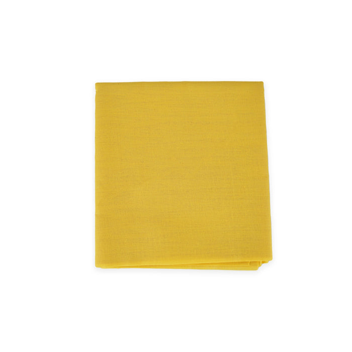 Blouse Bit - 1.5 Mtr | Unstitched Yellow Colour Blouse Piece for Women