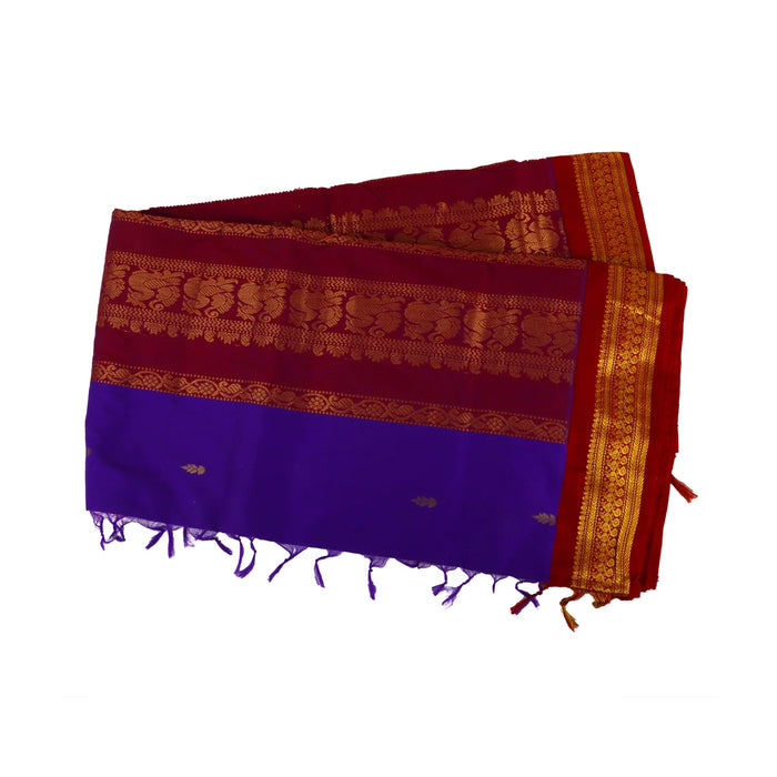 Saree - 9.5 Yards | Kalyani Silk Saree/ Jari Border Traditional Saree for Women