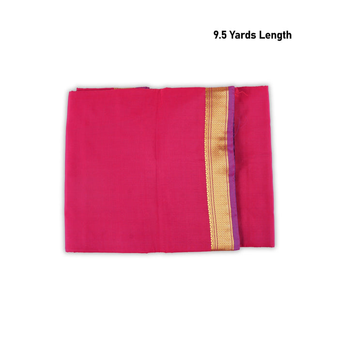 Saree - 9.5 Yards | Semi Soft Silk Saree/ Jari Border Design Traditional Saree for Women
