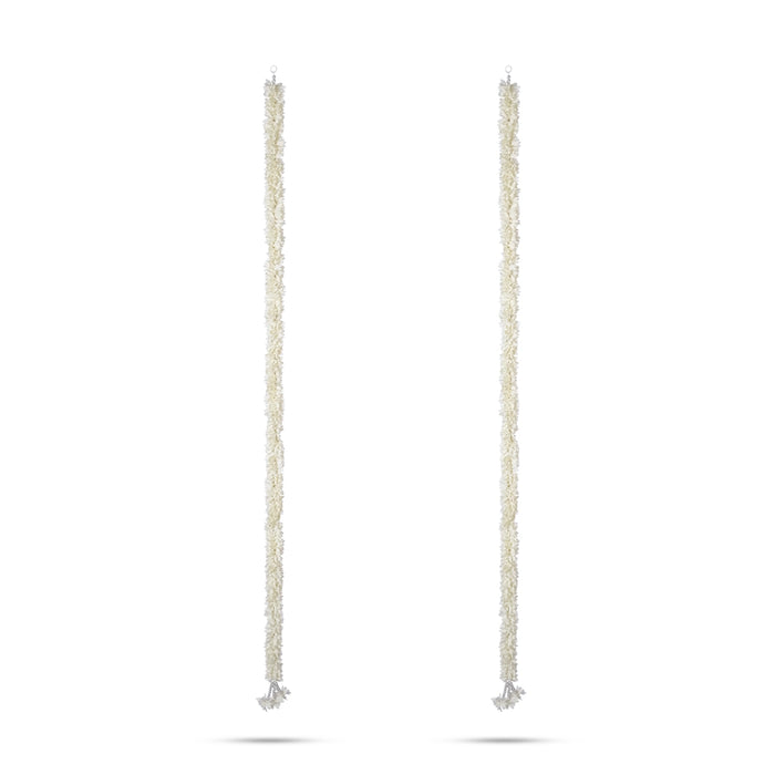 Side Toran Pair - 58 Inches | 2 Pcs/ Artificial Flower Thoran/ Door Hanging Toran For Festive Decor