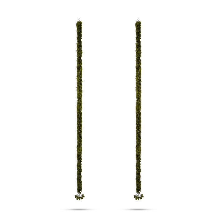 Side Toran Pair - 58 Inches | 2 Pcs/ Artificial Flower Thoran/ Door Hanging Toran For Festive Decor