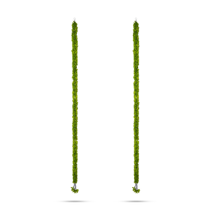 Side Toran Pair - 58 Inches | 2 Pcs/ Artificial Flower Thoran/ Door Hanging Toran For Festive Decor