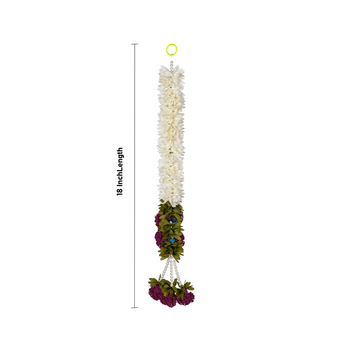 Side Toran Pair - 18 Inches | Flower Design Thoran/ Bandhawar for Home Decor