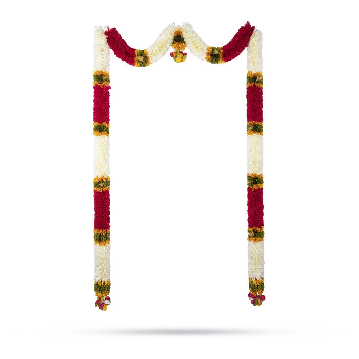 Door Thoran Full Set - 82 Inches | Artificial Flower Toran/ Bandanwar for Home Decor