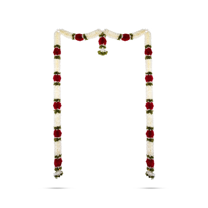 Door Toran - 65 Inches | Artificial Flower Dosa Fold Hanging Thoran/ Bandhawar For Main Door