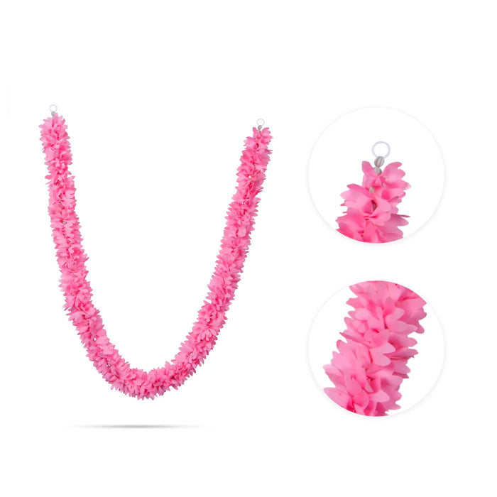 Artificial Flower Mala - 20 Inches | Garland for Photo Frame/ Assorted Colours